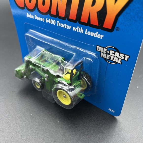 1996 Ertl  John Deere 6400 Tractor With Loader  #5929 1:64 - Picture 9 of 10